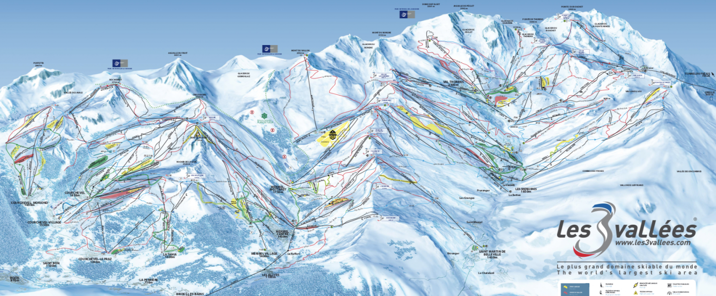 Plan des pistes